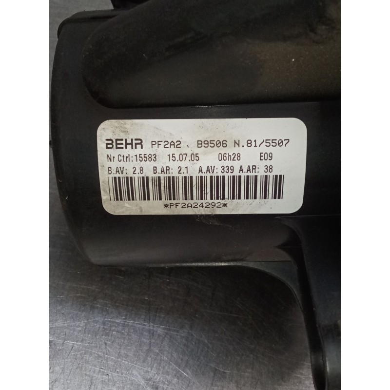 Recambio de motor calefaccion para peugeot 307 sw (3h) 1.6 hdi 110 referencia OEM IAM PF2A2 PF2A24292 