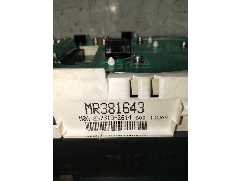 Recambio de cuadro instrumentos para mitsubishi montero io i (h6_w, h7_w) 1.8 gdi (h66w, h76w) referencia OEM IAM MR381643  