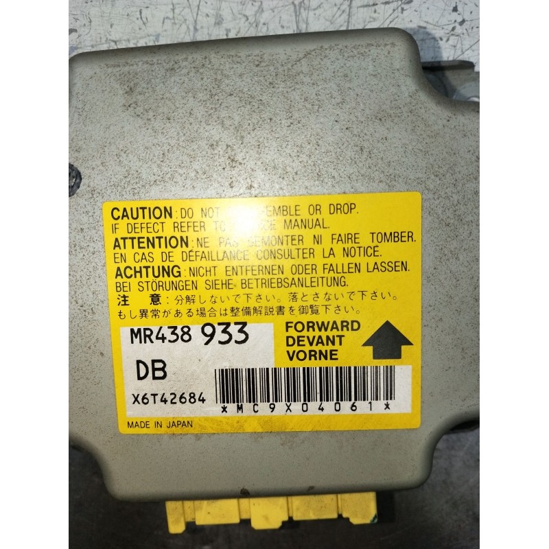 Recambio de centralita airbag para mitsubishi montero io i (h6_w, h7_w) 1.8 gdi (h66w, h76w) referencia OEM IAM MR438933 X6T4268