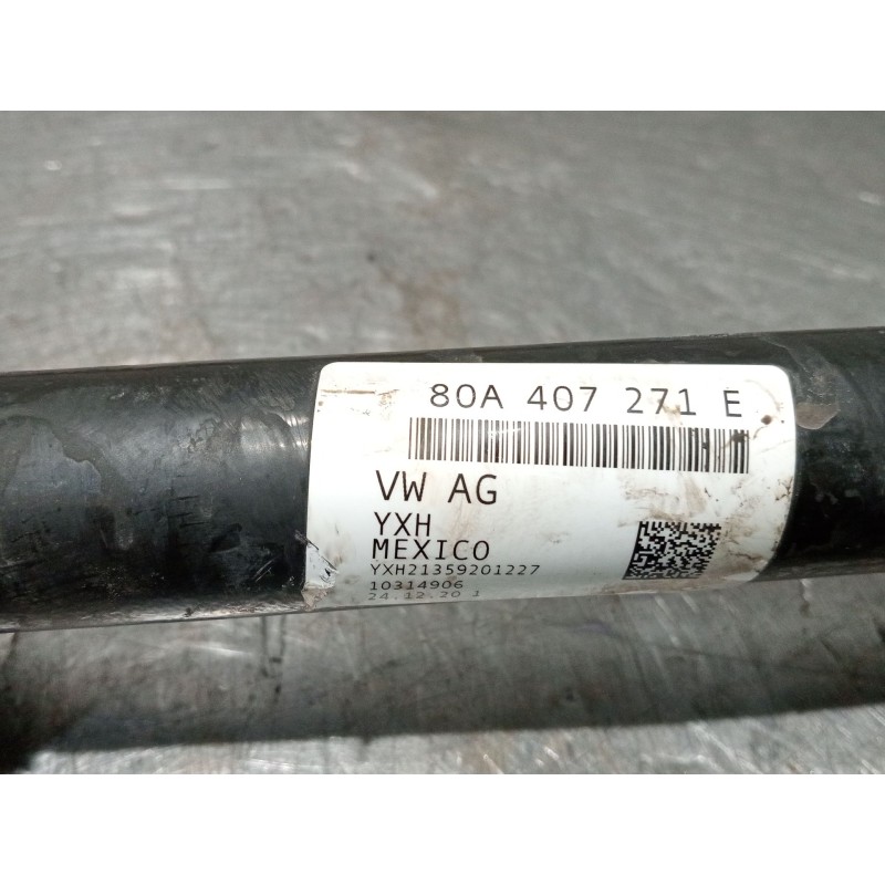 Recambio de transmision delantera izquierda para audi q5 (fyb, fyg) 40 tdi mild hybrid quattro referencia OEM IAM 80A407271E  