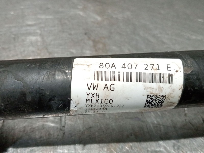 Recambio de transmision delantera izquierda para audi q5 (fyb, fyg) 40 tdi mild hybrid quattro referencia OEM IAM 80A407271E  