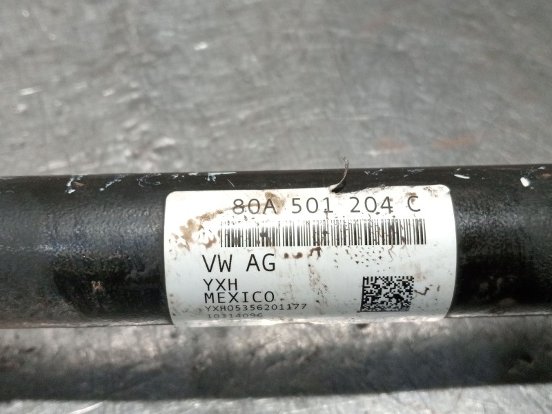Recambio de transmision trasera derecha para audi q5 (fyb, fyg) 40 tdi mild hybrid quattro referencia OEM IAM 80A501204C  