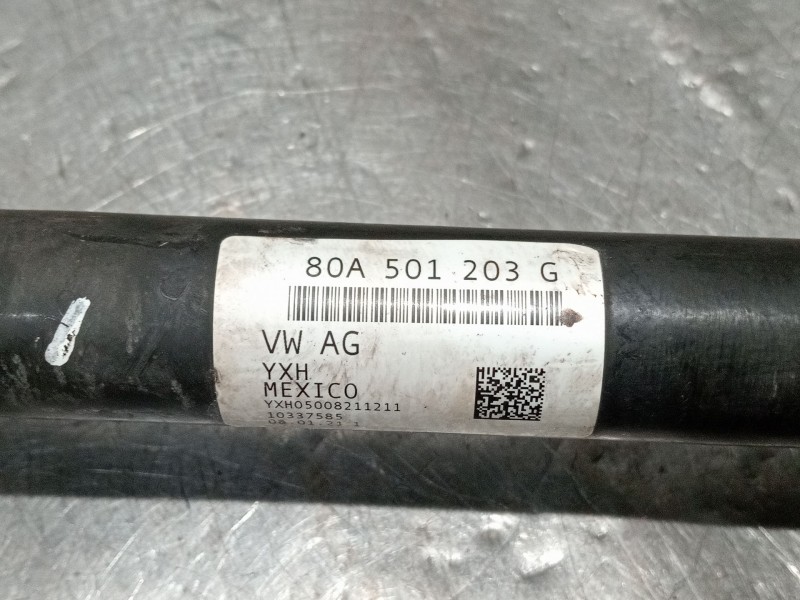 Recambio de transmision trasera izquierda para audi q5 (fyb, fyg) 40 tdi mild hybrid quattro referencia OEM IAM 80A501203G  