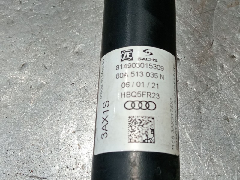 Recambio de amortiguador trasero derecho para audi q5 (fyb, fyg) 40 tdi mild hybrid quattro referencia OEM IAM 80A513035N 814903