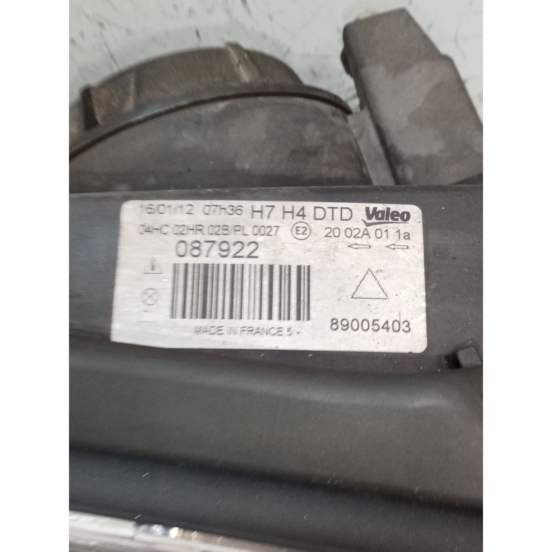 Recambio de faro derecho para citroën c5 i (dc_) 2.0 hdi (dcrhzb, dcrhze) referencia OEM IAM 89005403 087922 