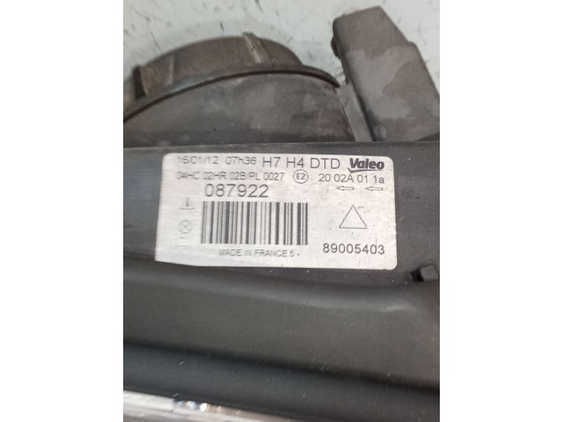 Recambio de faro derecho para citroën c5 i (dc_) 2.0 hdi (dcrhzb, dcrhze) referencia OEM IAM 89005403 087922 