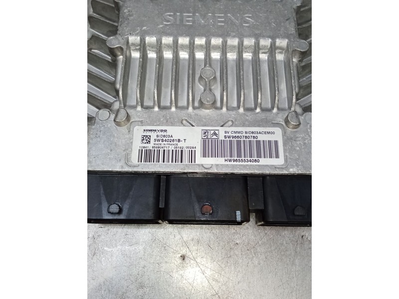 Recambio de centralita motor uce para peugeot 407 sw (6e_, 6d_) 2.0 hdi 135 referencia OEM IAM SW9660780780 5WS40261BT HW9660780