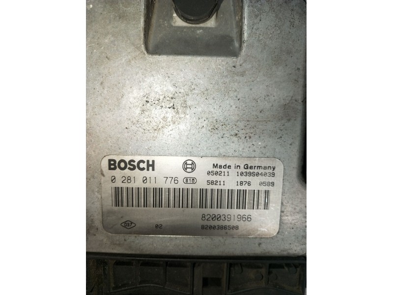 Recambio de centralita motor uce para renault scénic ii (jm0/1_) 1.9 dci (jm0g, jm12, jm1g, jm2c) referencia OEM IAM 0281011776 