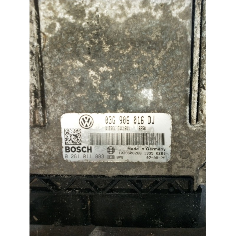 Recambio de centralita motor uce para skoda octavia ii (1z3) 1.9 tdi referencia OEM IAM 0281011883 03G906016DJ 