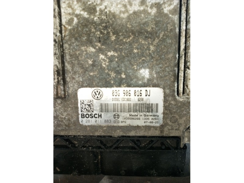 Recambio de centralita motor uce para skoda octavia ii (1z3) 1.9 tdi referencia OEM IAM 0281011883 03G906016DJ 