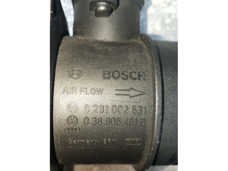 Recambio de caudalimetro para skoda octavia ii (1z3) 1.9 tdi referencia OEM IAM 0281002531 038906461B 