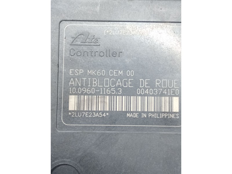 Recambio de abs para citroën c5 ii break (re_) 1.6 hdi (re9hzc, re9hyb) referencia OEM IAM MK60CEM00 10096011653 9659770580 1002
