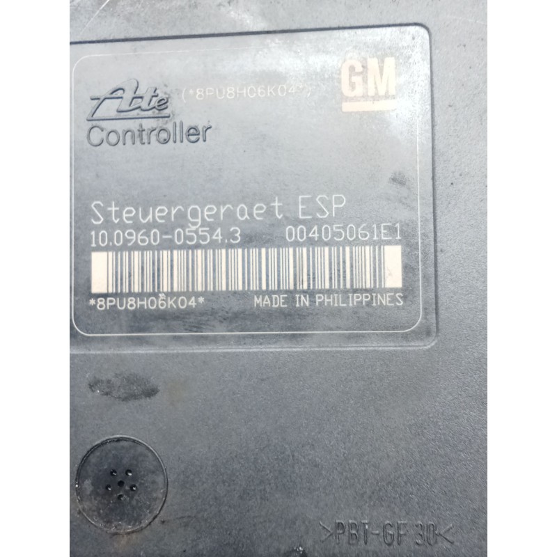 Recambio de abs para opel astra h gtc (a04) 1.9 cdti (l08) referencia OEM IAM 10096005543 00405061E1 13246535 10020602904