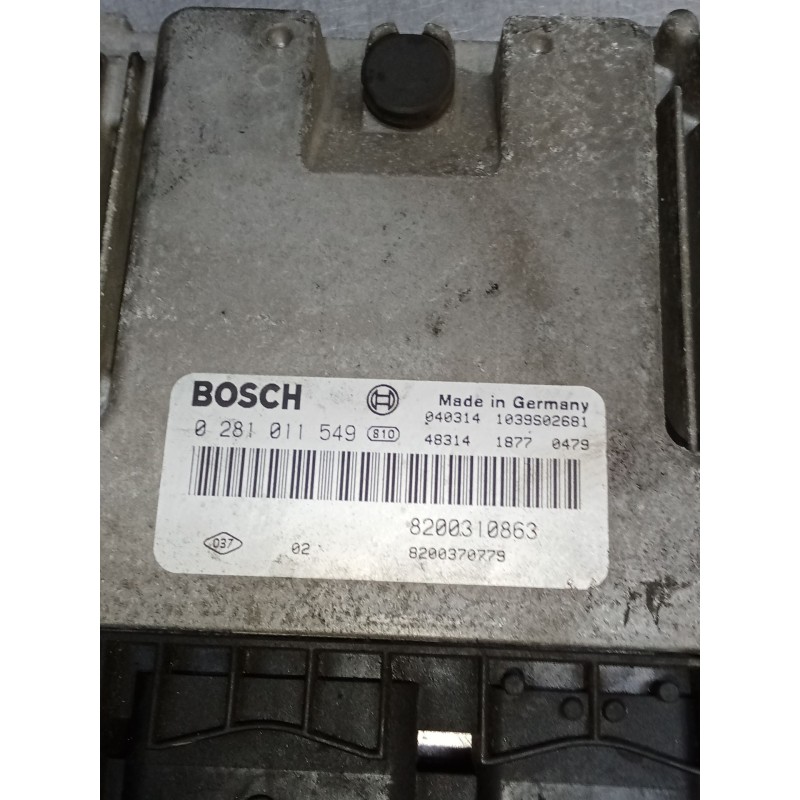 Recambio de centralita motor uce para renault grand scénic ii (jm0/1_) 1.9 dci (jm0g, jm12, jm1g, jm2c) referencia OEM IAM 02810