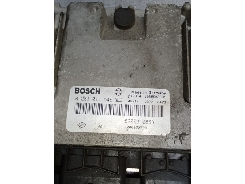 Recambio de centralita motor uce para renault grand scénic ii (jm0/1_) 1.9 dci (jm0g, jm12, jm1g, jm2c) referencia OEM IAM 02810