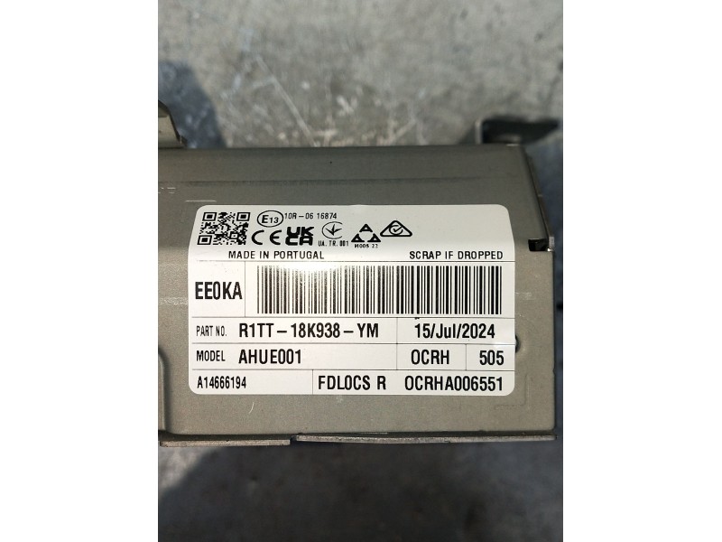 Recambio de sistema audio / radio cd para ford puma (j2k, cf7) 1.0 ecoboost mhev referencia OEM IAM R11TT18K938YM AHUE001 