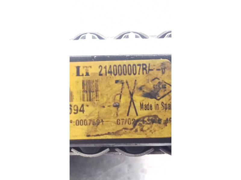 Recambio de radiador agua para renault laguna iii (bt0/1) 2.0 16v (bt05, bt0f, bt0w) referencia OEM IAM 214000007R 214100001R 