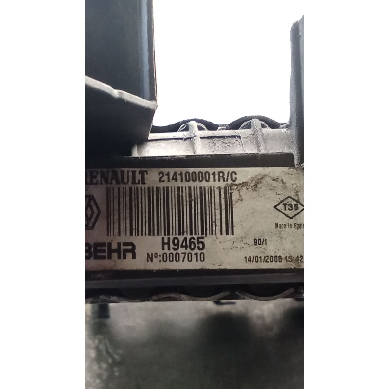 Recambio de radiador agua para renault laguna iii (bt0/1) 2.0 16v (bt05, bt0f, bt0w) referencia OEM IAM 214000007R 214100001R 