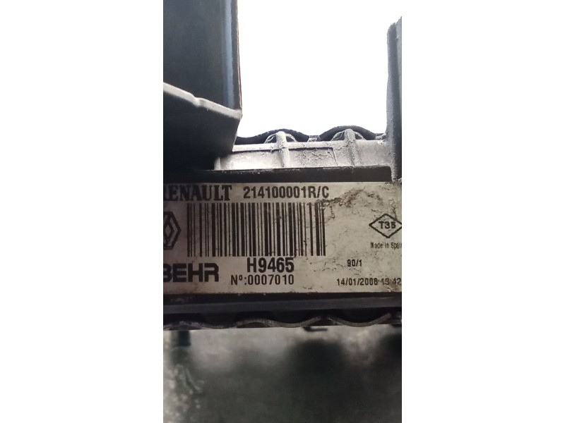 Recambio de radiador agua para renault laguna iii (bt0/1) 2.0 16v (bt05, bt0f, bt0w) referencia OEM IAM 214000007R 214100001R 