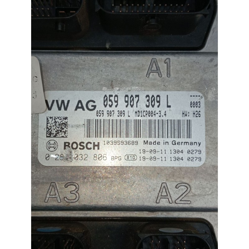Recambio de centralita motor uce para audi q5 (fyb, fyg) sq5 tdi mild hybrid quattro referencia OEM IAM 0281032806 059907309L 