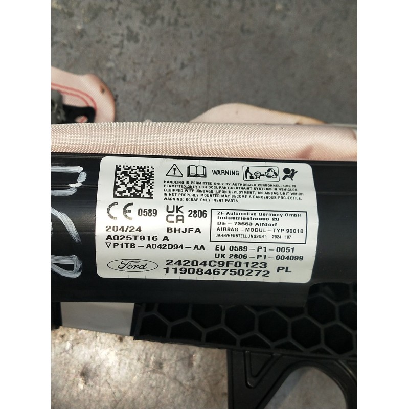 Recambio de airbag cortina delantero derecho para ford puma (j2k, cf7) 1.0 ecoboost mhev referencia OEM IAM P1TBA042D94AA 24204C