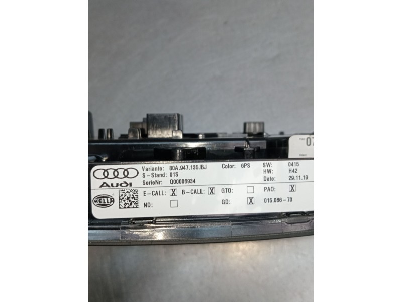 Recambio de luz interior para audi q5 (fyb, fyg) sq5 tdi mild hybrid quattro referencia OEM IAM 80A947135BJ  