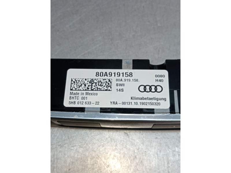 Recambio de mando multifuncion para audi q5 (fyb, fyg) sq5 tdi mild hybrid quattro referencia OEM IAM 80A919158 5HB01263322 