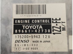 Recambio de centralita motor uce para toyota rav 4 (a2) 1.8 luna referencia OEM IAM 1752005943 8966142730  2