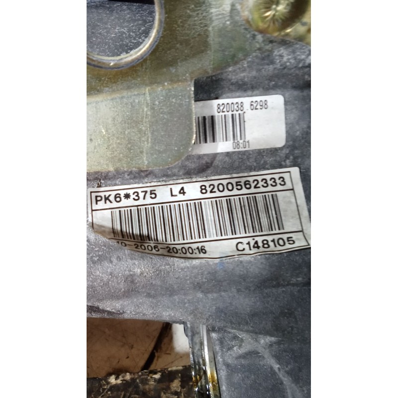 Recambio de caja cambios para renault trafic ii furgoneta (fl) 1.9 dci 100 (fl0c) referencia OEM IAM PK6375 7701476600 820056233