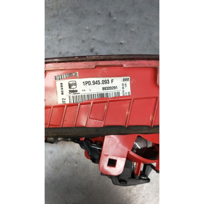 Recambio de piloto trasero izquierdo interior para seat leon (1p1) 1.4 tsi referencia OEM IAM 1P0945093F 89320291 