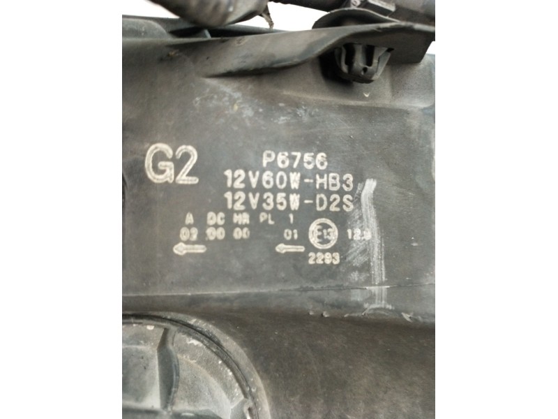Recambio de faro derecho para honda cr-v iii (re_) 2.0 i-vtec (re5, re1) referencia OEM IAM G2P6756 12V60WHB3 12V35WD2S