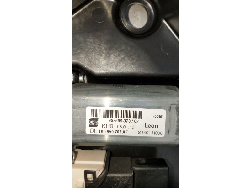 Recambio de elevalunas trasero izquierdo para seat leon (1p1) 1.4 tsi referencia OEM IAM 1K0959703AF 5P S1401H006