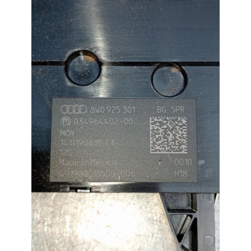 Recambio de mando multifuncion para audi q5 (fyb, fyg) sq5 tdi mild hybrid quattro referencia OEM IAM 8W0925301 03496440200 1411