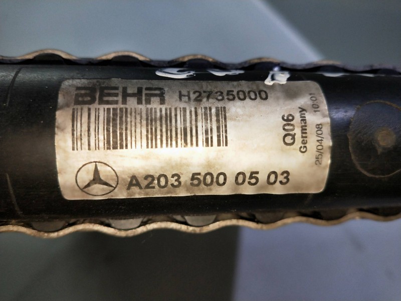 Recambio de radiador agua para mercedes clase clk (w209) coupe 3.2 v6 18v cat referencia OEM IAM 2035000503  