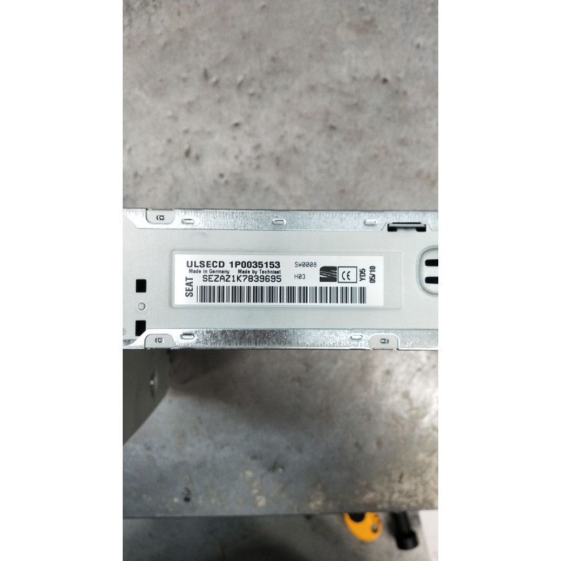 Recambio de sistema audio / radio cd para seat leon (1p1) 1.4 tsi referencia OEM IAM 1P0035153 SEZAZ1K7839695 MIRAR FOTOS