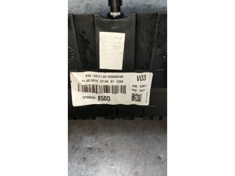 Recambio de cuadro instrumentos para seat leon (1p1) 1.4 tsi referencia OEM IAM 1P0920850D  