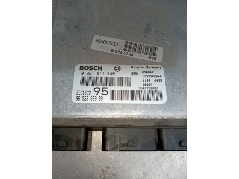 Recambio de centralita motor uce para citroën c5 i (dc_) 2.0 hdi (dcrhzb, dcrhze) referencia OEM IAM 0281011340 9652386080 96470