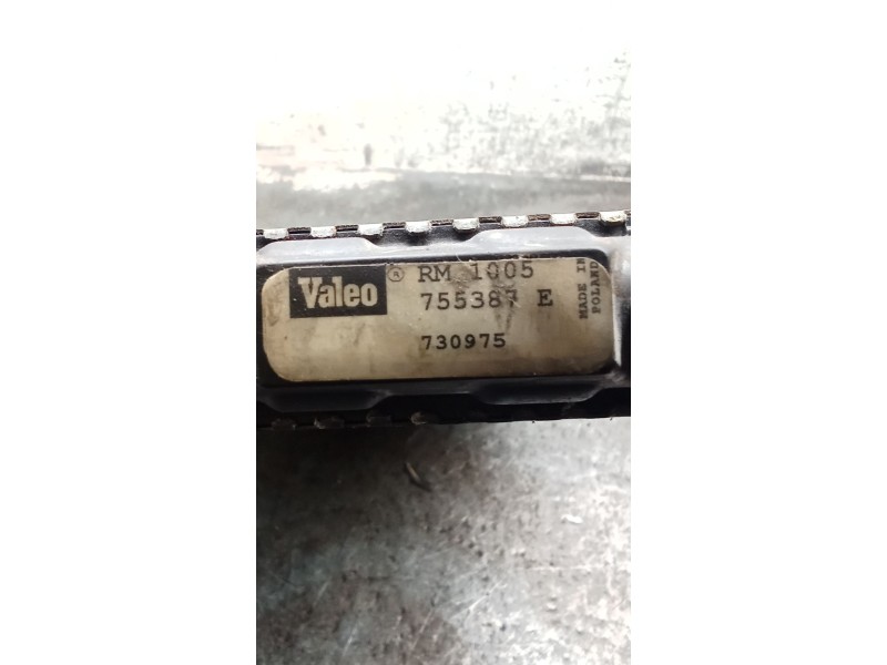 Recambio de radiador agua para opel astra f hatchback (t92) 1.6 si (f08, m08, f68, m68) referencia OEM IAM 730975  