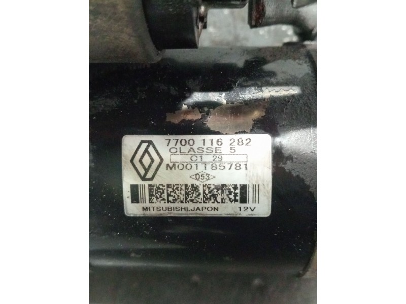 Recambio de motor arranque para renault megane i (ba0/1_) 1.9 dci (ba05, ba1f) referencia OEM IAM 7700116282  