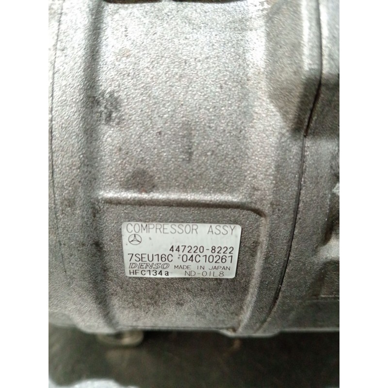 Recambio de compresor aire acondicionado para mercedes-benz clase c (w203) c 220 cdi (203.006) referencia OEM IAM 4472208222  