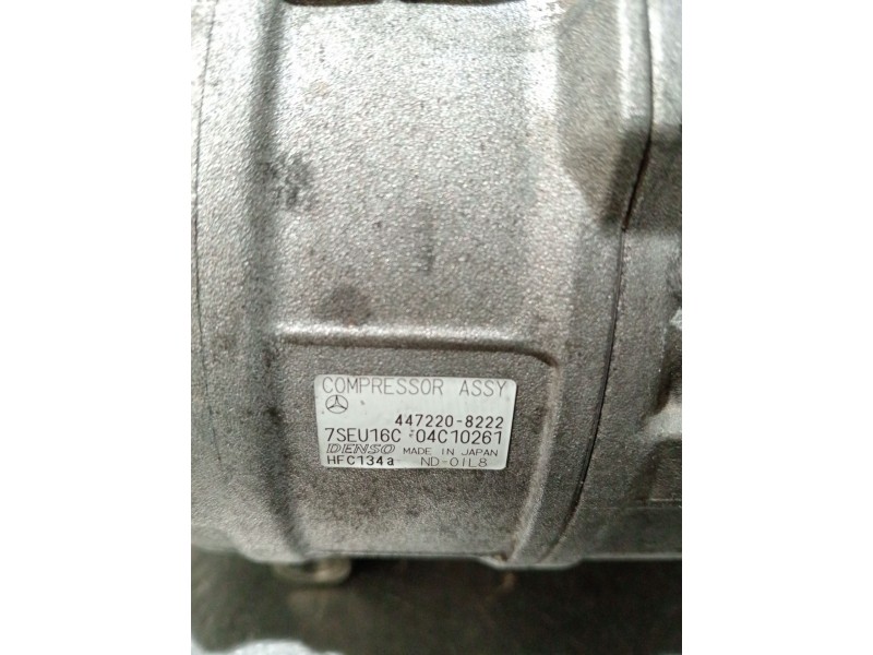 Recambio de compresor aire acondicionado para mercedes-benz clase c (w203) c 220 cdi (203.006) referencia OEM IAM 4472208222  
