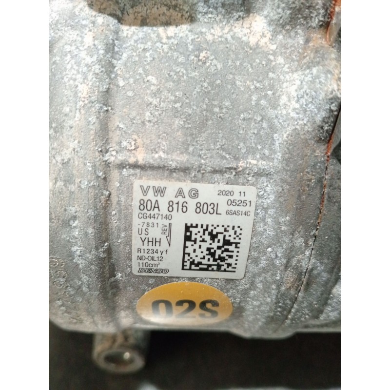 Recambio de compresor aire acondicionado para audi q5 (fyb, fyg) 40 tdi mild hybrid quattro referencia OEM IAM 80A816803L  