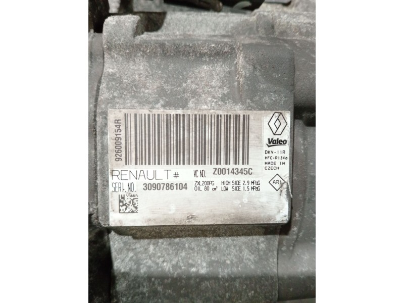 Recambio de compresor aire acondicionado para dacia dokker monospace (ke_) 1.5 dci / blue dci 75 (keaj, keah, kejw) referencia O