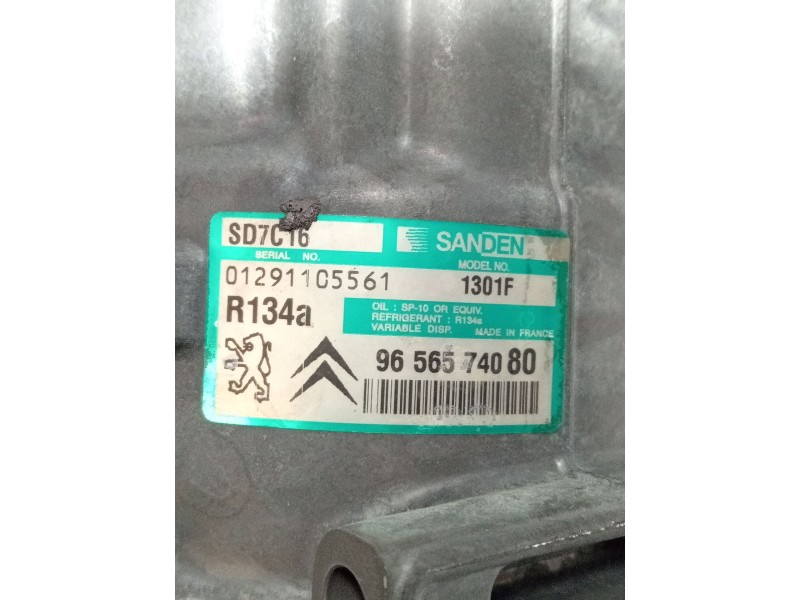 Recambio de compresor aire acondicionado para peugeot 407 sw (6e_, 6d_) 2.0 hdi 135 referencia OEM IAM 9656574080  