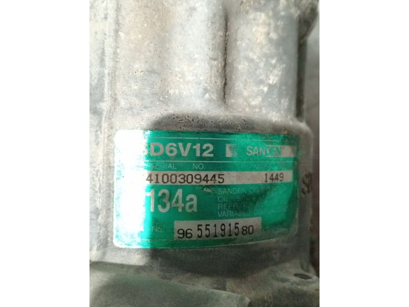 Recambio de compresor aire acondicionado para citroën xsara picasso (n68) 1.6 referencia OEM IAM 9655191580  