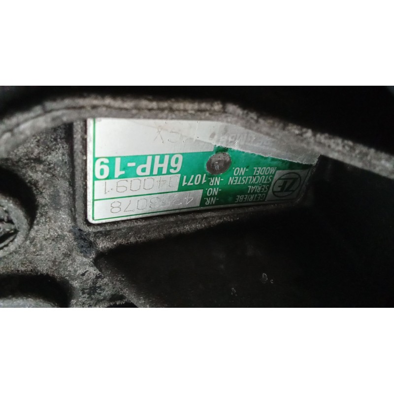 Recambio de caja cambios para audi a6 c6 (4f2) 3.0 tdi quattro referencia OEM IAM KGX AUTOMATICA 6HP19 4353078040091