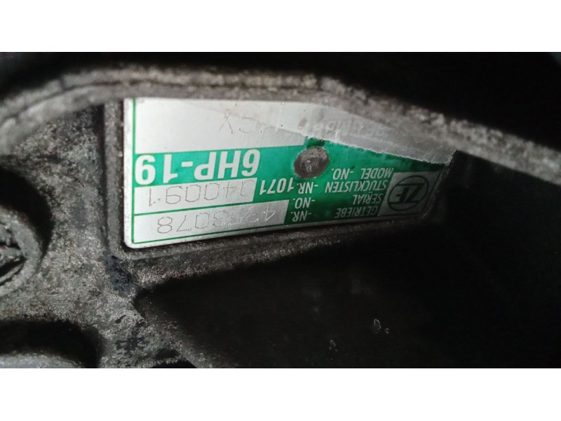 Recambio de caja cambios para audi a6 c6 (4f2) 3.0 tdi quattro referencia OEM IAM KGX AUTOMATICA 6HP19 4353078040091