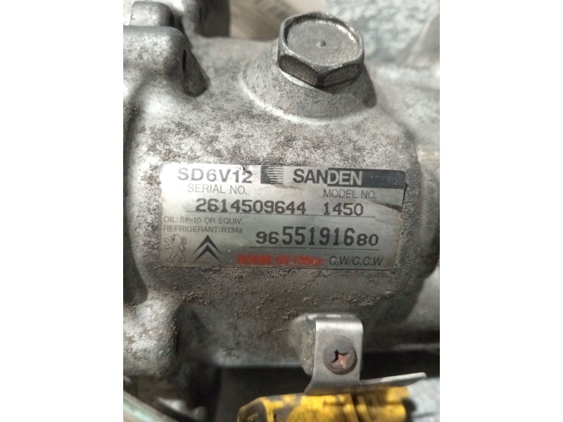 Recambio de compresor aire acondicionado para citroën c2 (jm_) 1.4 hdi referencia OEM IAM 9655191680  