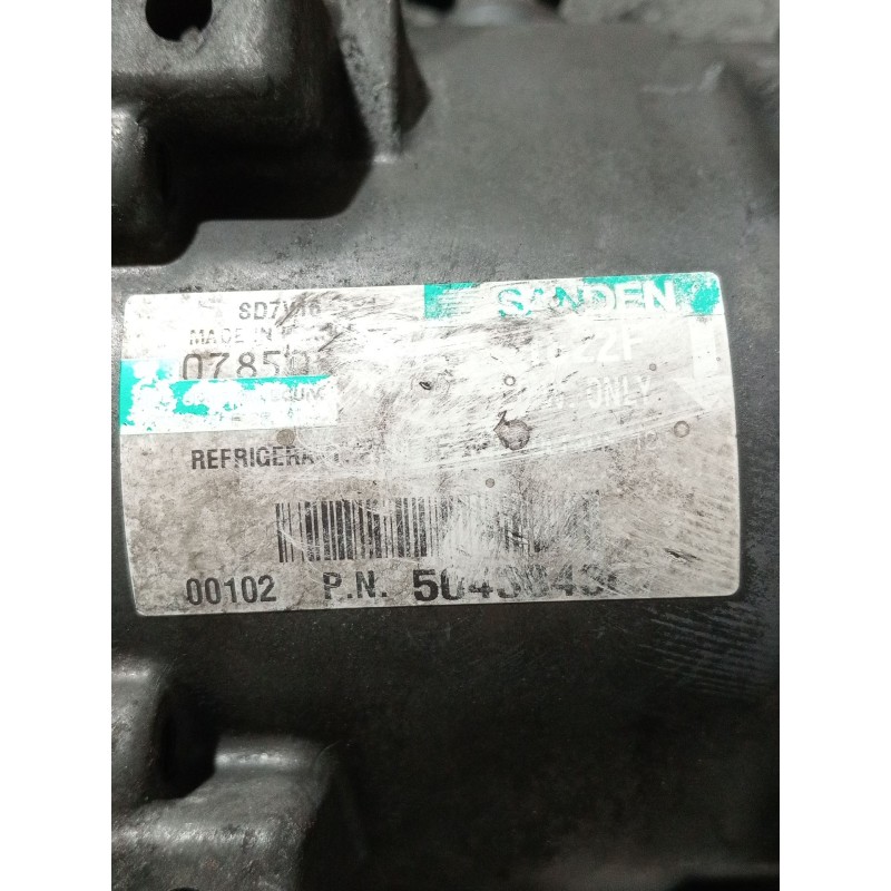 Recambio de compresor aire acondicionado para fiat ducato furgoneta (250_) 130 multijet 2,3 d referencia OEM IAM 504384357  