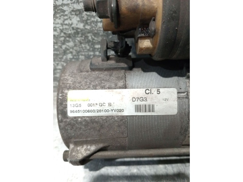 Recambio de motor arranque para peugeot 307 sw (3h) 1.6 hdi 110 referencia OEM IAM 9645100680  